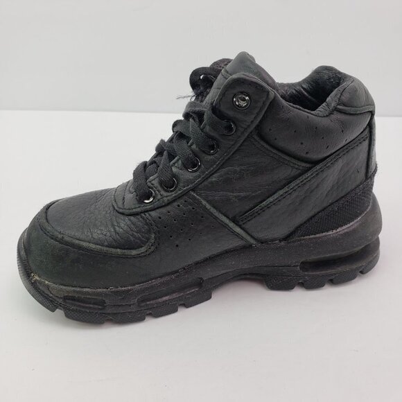 Nike Goadone ACG Toddler Boys Size 9c Black Leather Boots 311569-001 - Picture 2 of 9